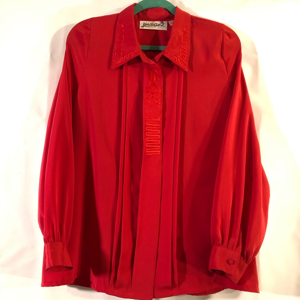 Yves St.Clair Red Blouse